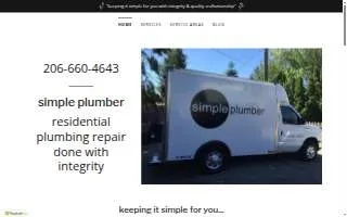 Simple Plumber website