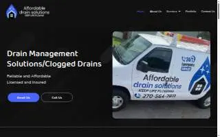 Affordable Drain Solutions of Portland website