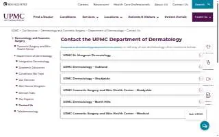 University of Pittsburgh Medical website