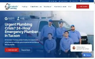 Al Coronado Plumbing of Tucson website