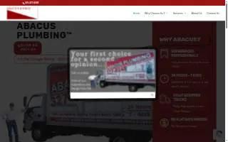 Abacus Plumbing Company website