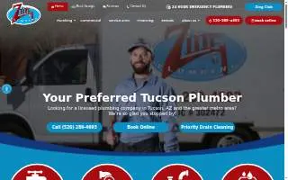 Zing Plumbing website