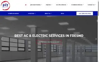 911 Plumbing & Electric INC website
