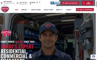 Empire Plumbing of Miami website