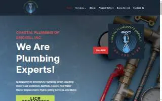 Coastal Plumbing of Brickell Inc website