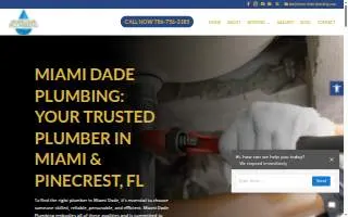 Miami Dade Plumbing website