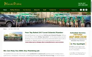 Emerald Plumbing website