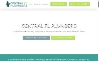 Central FL Plumbers of Orlando website