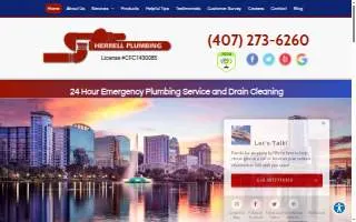 Herrell Plumbing website