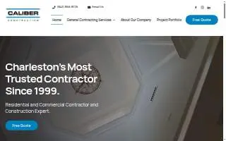 Caliber Construction, Inc. of Charleston website