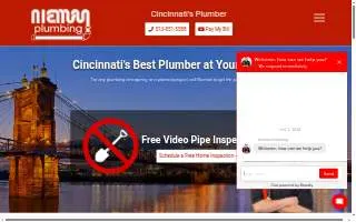 Nieman Plumbing website