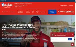 Mr. Rooter Plumbing of New Orleans website