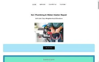 SLC Plumbing & Water Heater Repair of Salt Lake City website