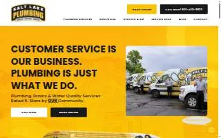 Salt Lake Plumbing website