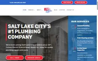 Electric Drain & Sewer Rooter website