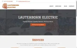 Lauterborn Electric website