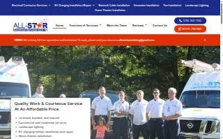 All Star Electrical Services LLC website
