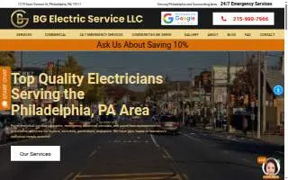 BG Electric Service LLC website