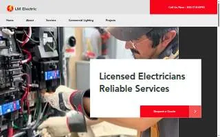 LM Electric of San Antonio website