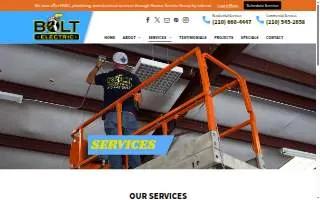 Bolt Electric of San Antonio website
