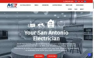 All Star Electric of San Antonio website