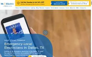 Mr. Electric of Dallas website