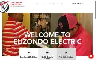 Elizondo Electric website