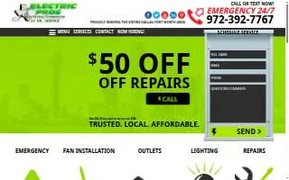 Electric Pros, Inc website