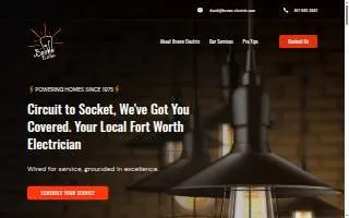 Brown Electric of Fort Worth website