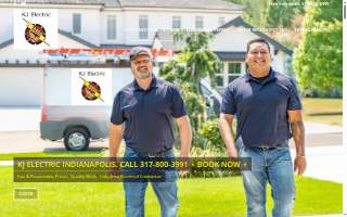 KJ Electric. Indy's top electricians. Electrician repairs, installs, meter tag, permit.