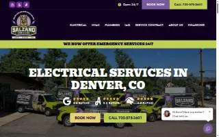 Salzano Electric Denver website