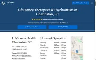 LifeStance Therapists & Psychiatrists Charleston website