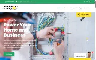 Boston Electric Service website