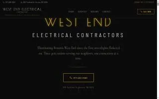 West End Electrical Contractors website