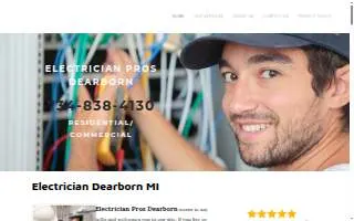 Electrician Pros Dearborn website
