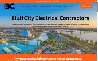 Bluff City Electrical Contractors, LLC website