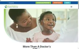 Foothills Community Health Care - Anderson website