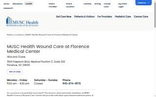 MUSC Health Wound Care at Florence Medical Center