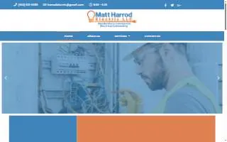 Matt Harrod Electric of Louisville website