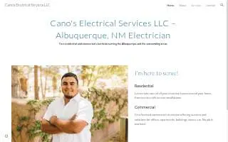 Cano's Electrical Services LLC website
