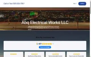 Abq Electrical Works LLC website
