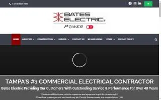 Bates Electric of Tampa website