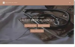 Valcee Medical Center website