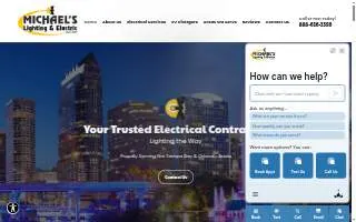 Michael's Lighting & Electric website