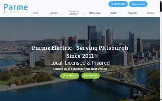 Parme Electric LLC website