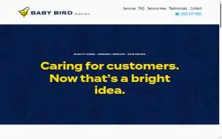 Baby Bird Electric, LLC website