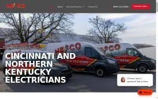 NEFCO Electric of Cincinnati website
