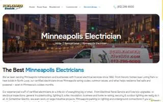 Minneapolis Electricians website