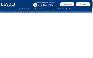 Levolt Electric of Raleigh website
