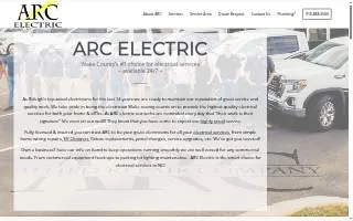 ARC Electric of Raleigh website